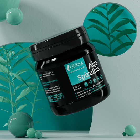 Integratore Spirulina Leonida Bio 400 gr Filamenti